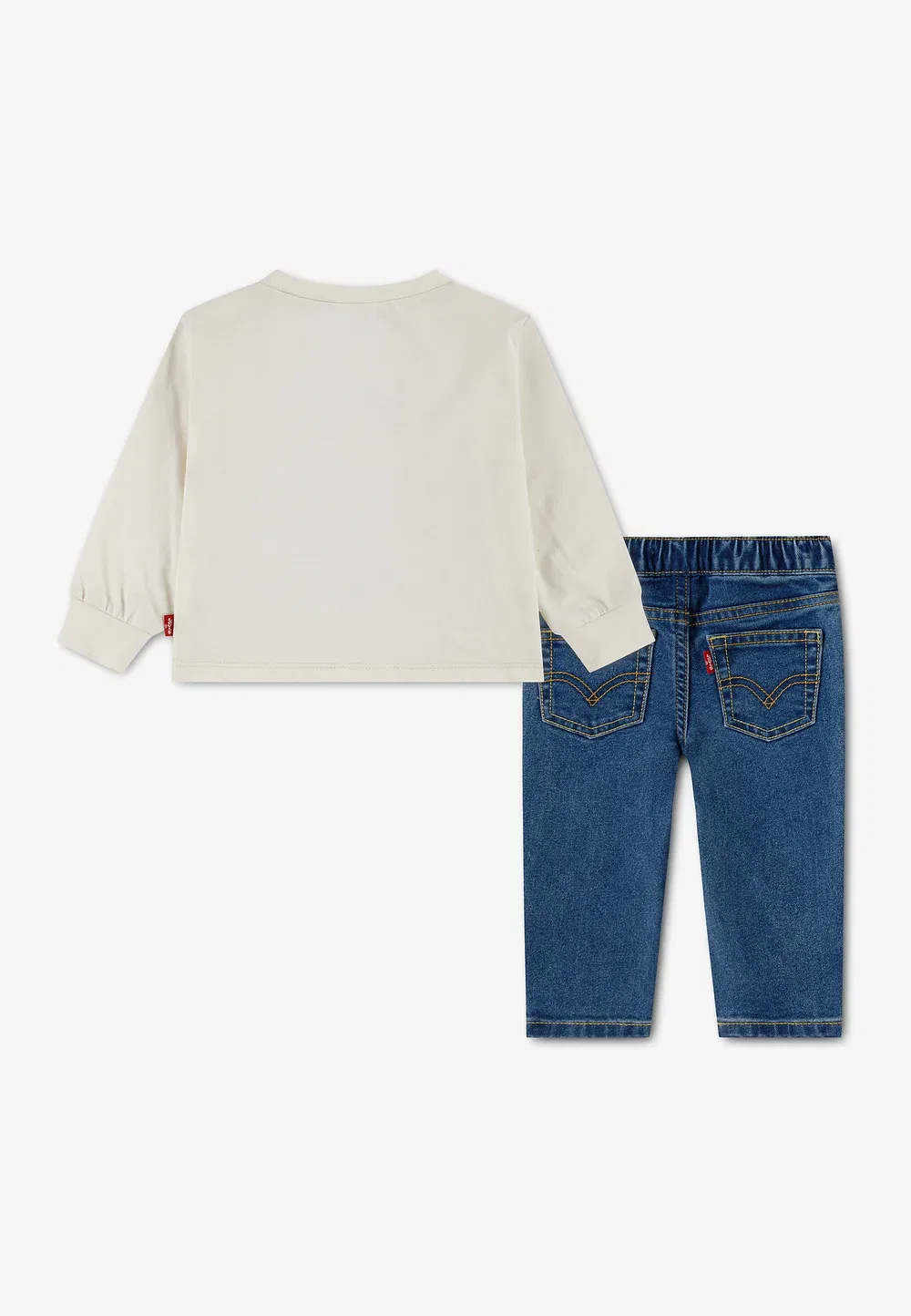 Комплект - джинсы зауженного кроя Levi'S, Egret — фото 2