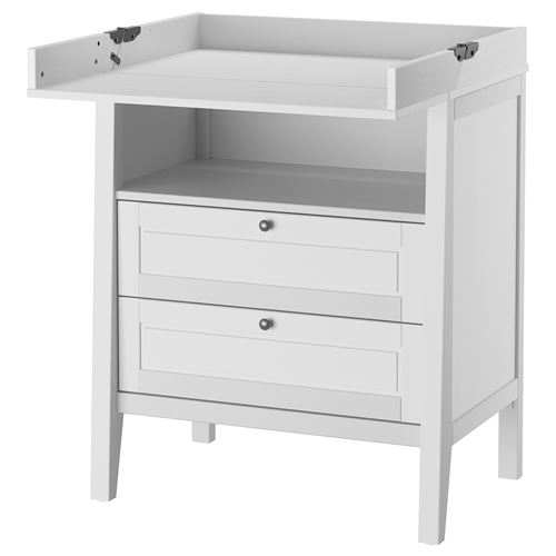 Комод для пеленания IKEA SUNDVIK, серый