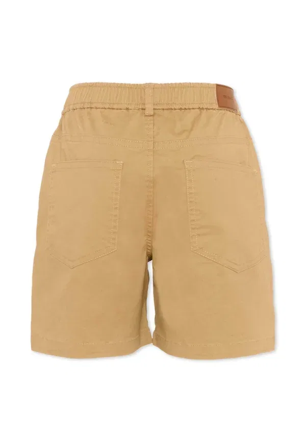 Шорты хлопковые Tru Trussardi Junior, коричневые — фото 2