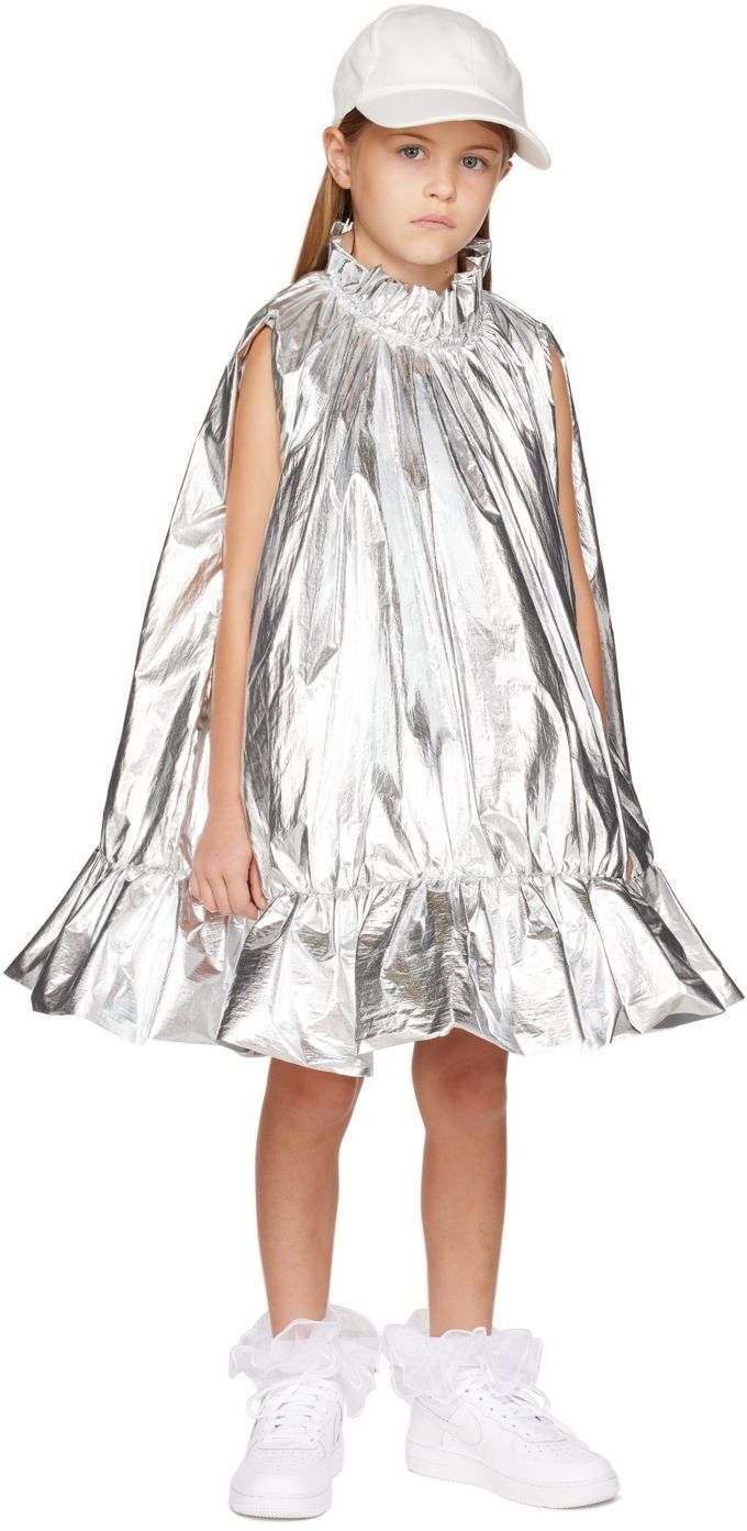 

Эксклюзивный детский серебряный костюм SSENSE FLAKIKI SILVERKIKI, Серый, Эксклюзивный детский серебряный костюм SSENSE FLAKIKI SILVERKIKI