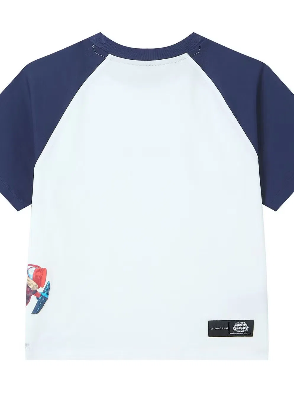 Футболка с принтом Mario limited edition Giordano, синяя — фото 4