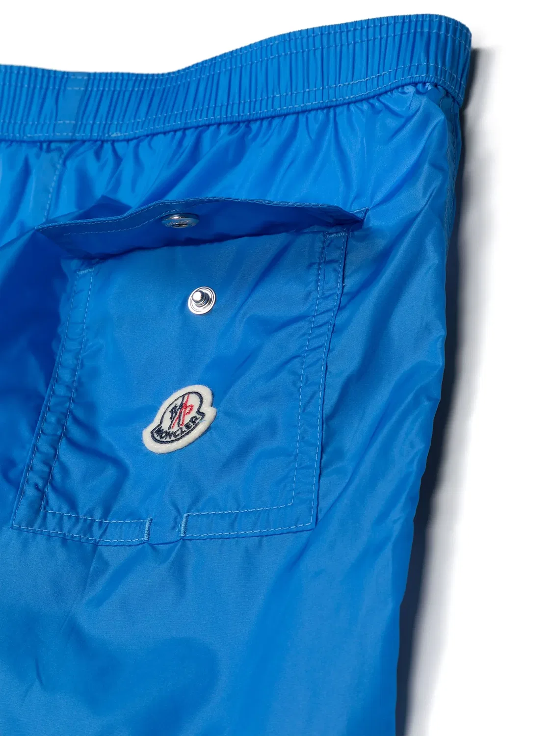 Шорты для купания с логотипом Moncler, синий — фото 2