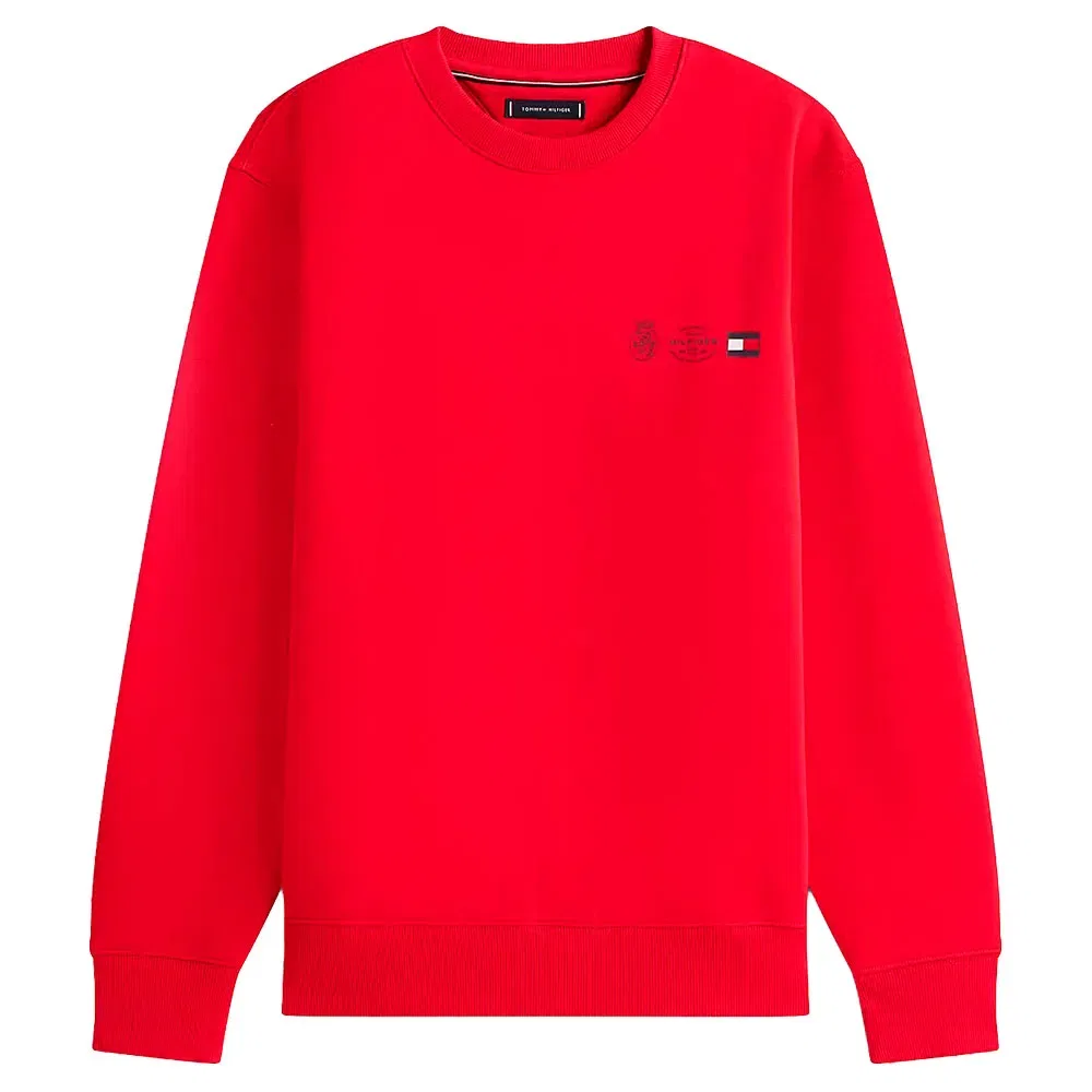 Свитшот Small Crest Outline Tommy Hilfiger, красный — фото 3