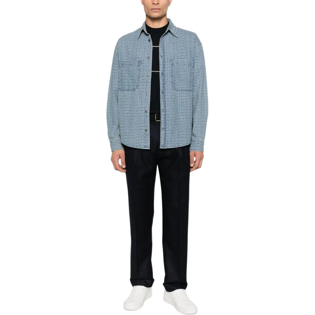 Джинсовая куртка FW25, Emporio Armani, Blue — фото 2