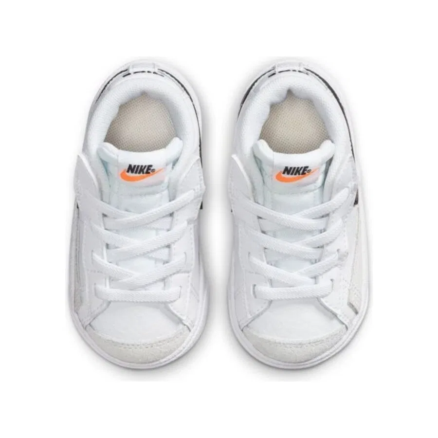 Детские кроссовки с коротким каблуком Nike Blazer Mid, Белый