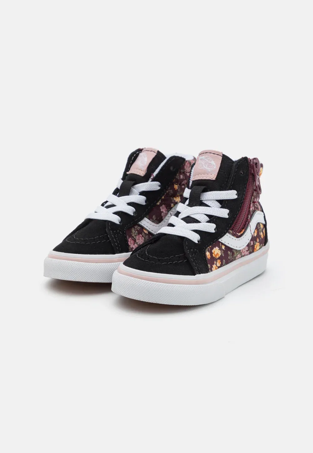 Sk8 hi reissue side zip unisex - высокие кроссовки Vans, Black/Multi-Coloured — фото 2