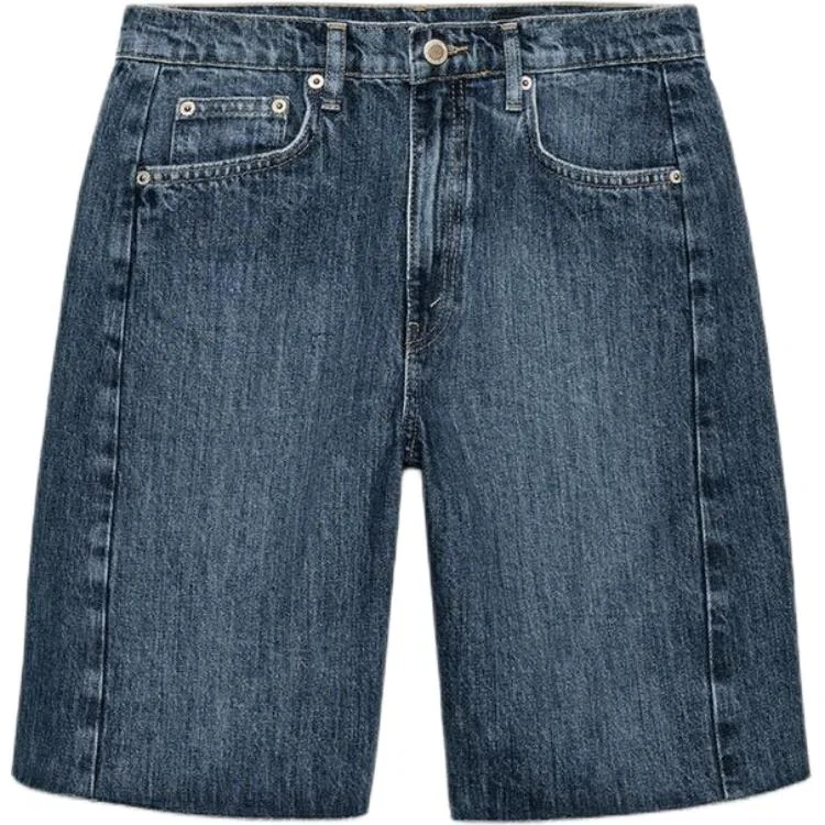 Женские джинсовые шорты Medium Blue ZARA, Medium Blue
