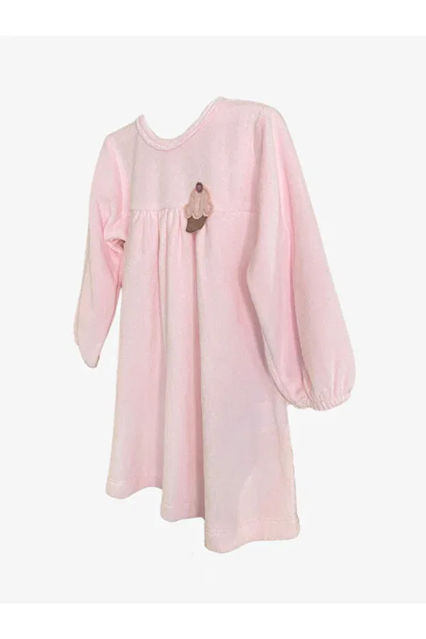 Детское платье из вельвета для девочек Flexi, Pink — фото 4