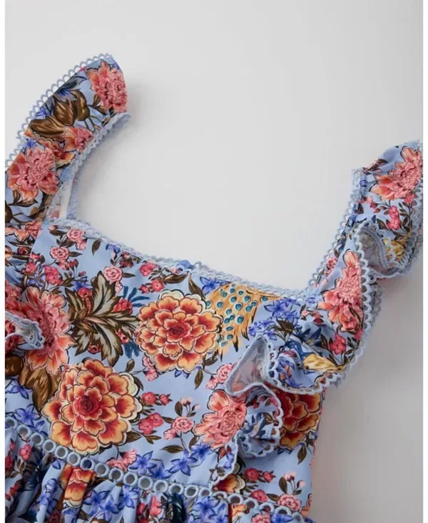 Детское платье для девочек с воланами Iliana Marlo Kids, Floral — фото 3