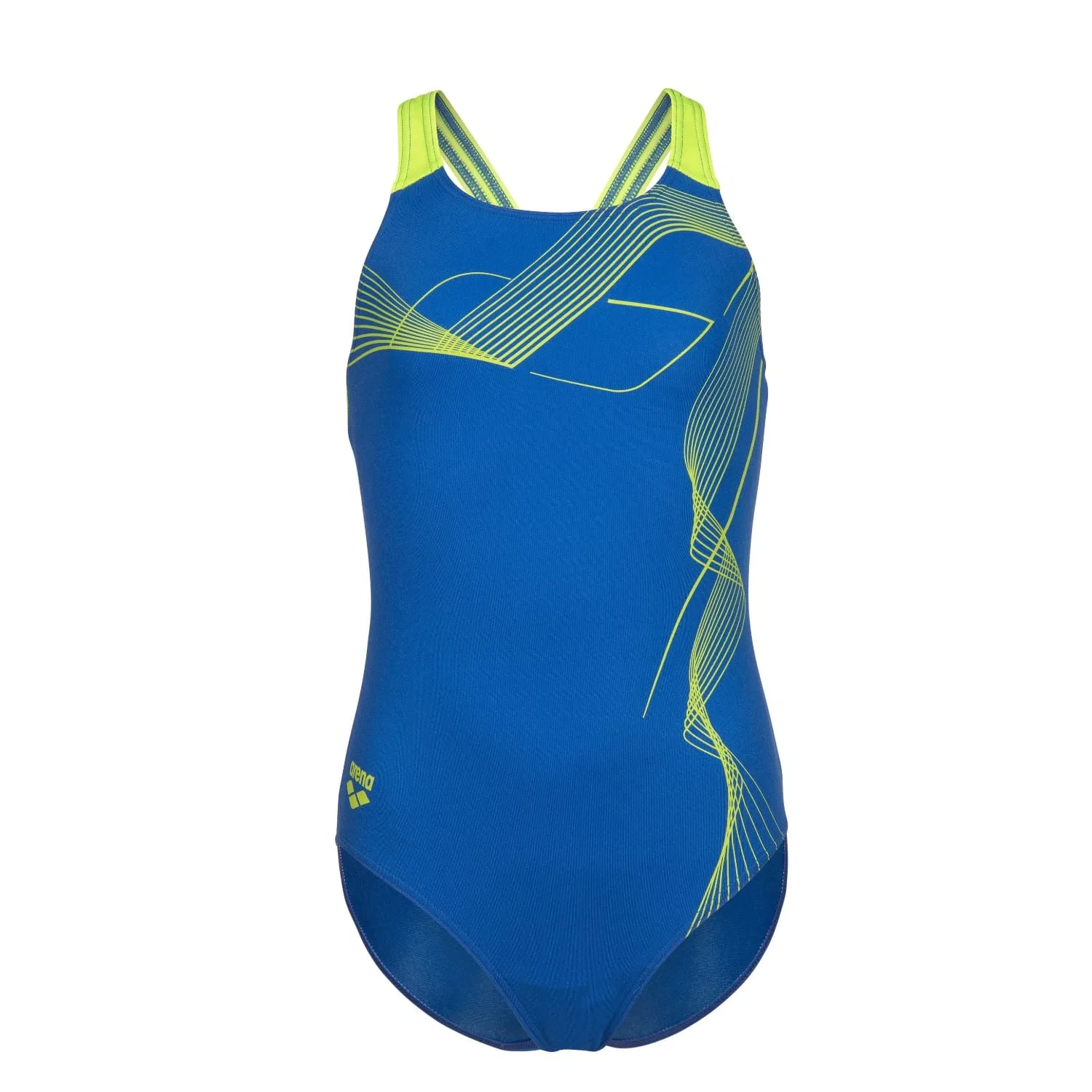 Купальник спортивный слитный Vibe Swimmsuit Pro Back Arena, синий — фото 2