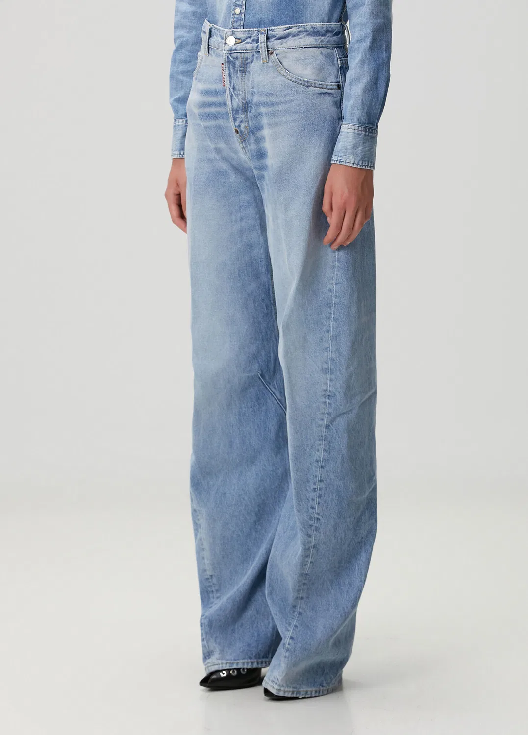 Джинсы Dsquared2 Twisted Mavi, Lacivert — фото 2