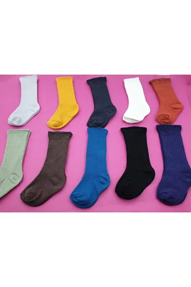 Детские носки до колен набор 10 пар Kardeşler Baby, Multicolored
