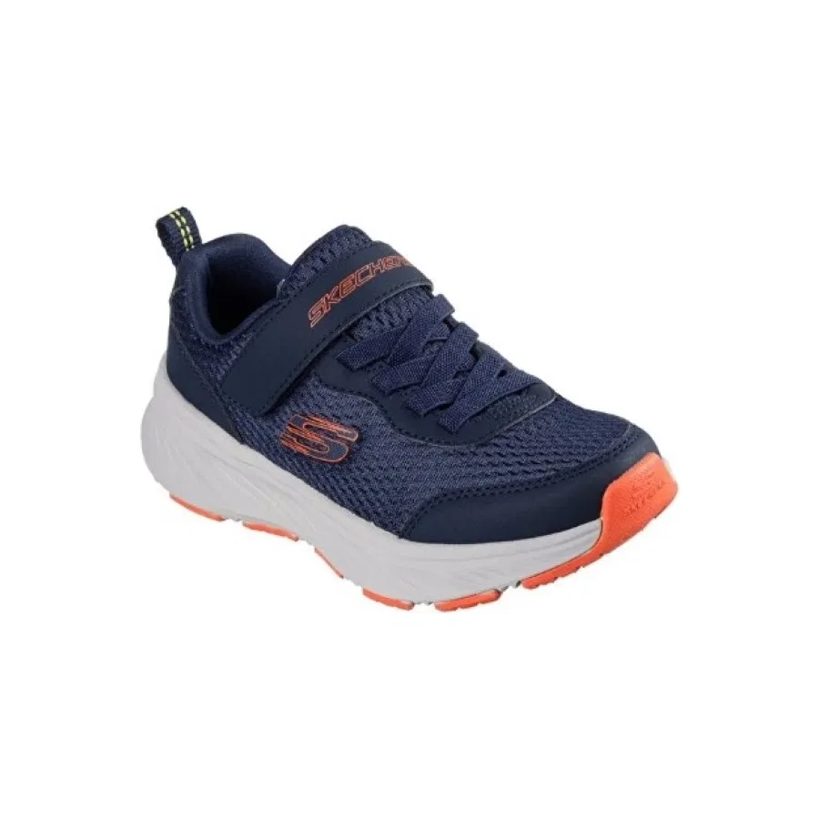 Детские кроссовки с длинным шнурком Skechers 404800L/NVY, Синий — фото 4