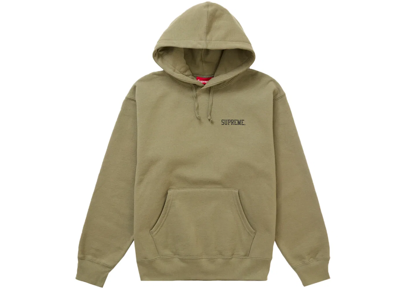 Мужской худи с принтом Supreme Sweatshirt, Light Olive