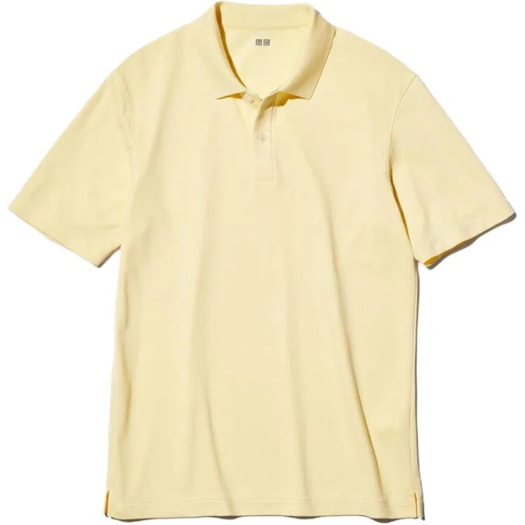 Поло рубашка unisex light yellow, UNIQLO