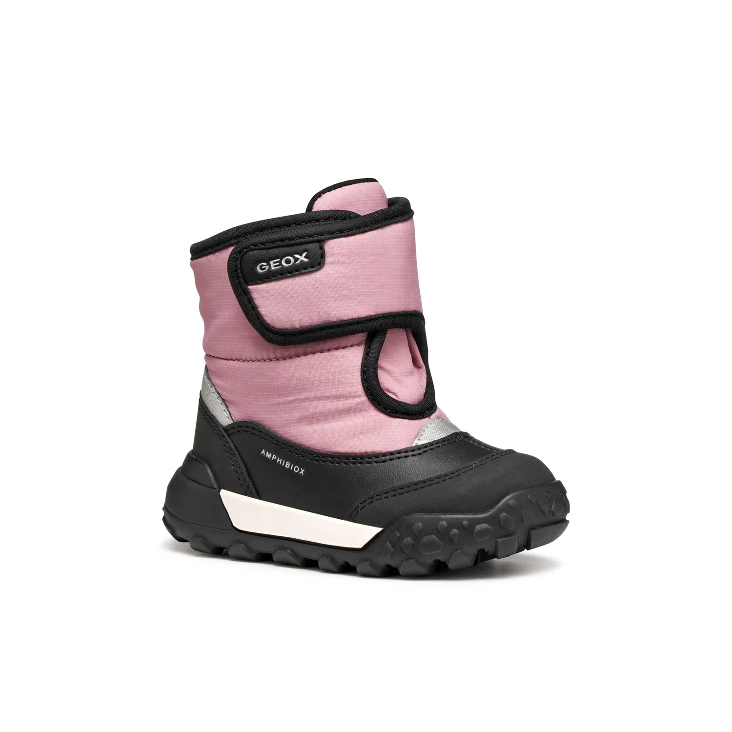 Детские зимние ботинки с мембраной Geox B TREKKYUP GIRL B AB, Black/Pink