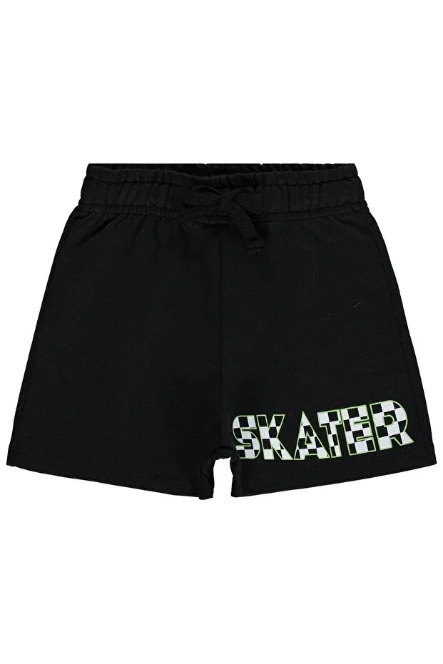 Детские шорты для мальчиков трикотажные Civil Boys, Black