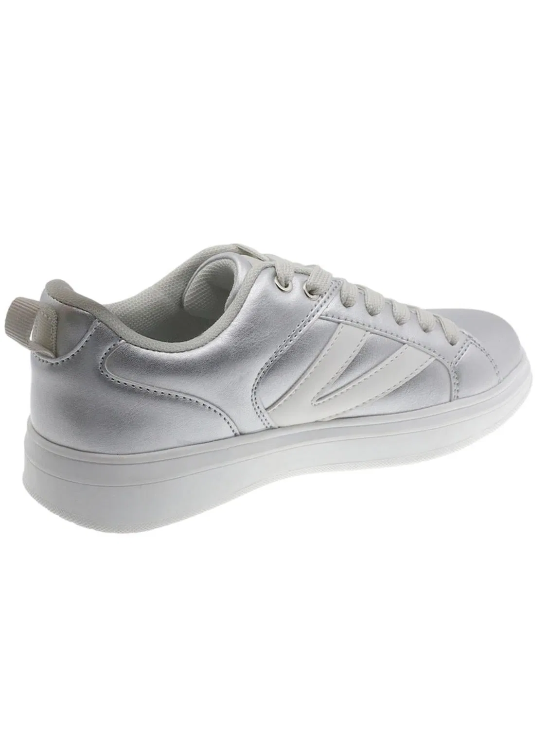Кроссовки Beppi в стиле Casual Shoe серебристого цвета — фото 2