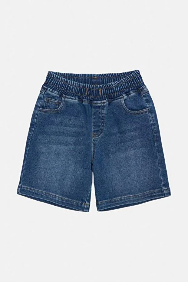 Детские шорты для мальчиков джинсовые Nebbati, Navy Blue — фото 4