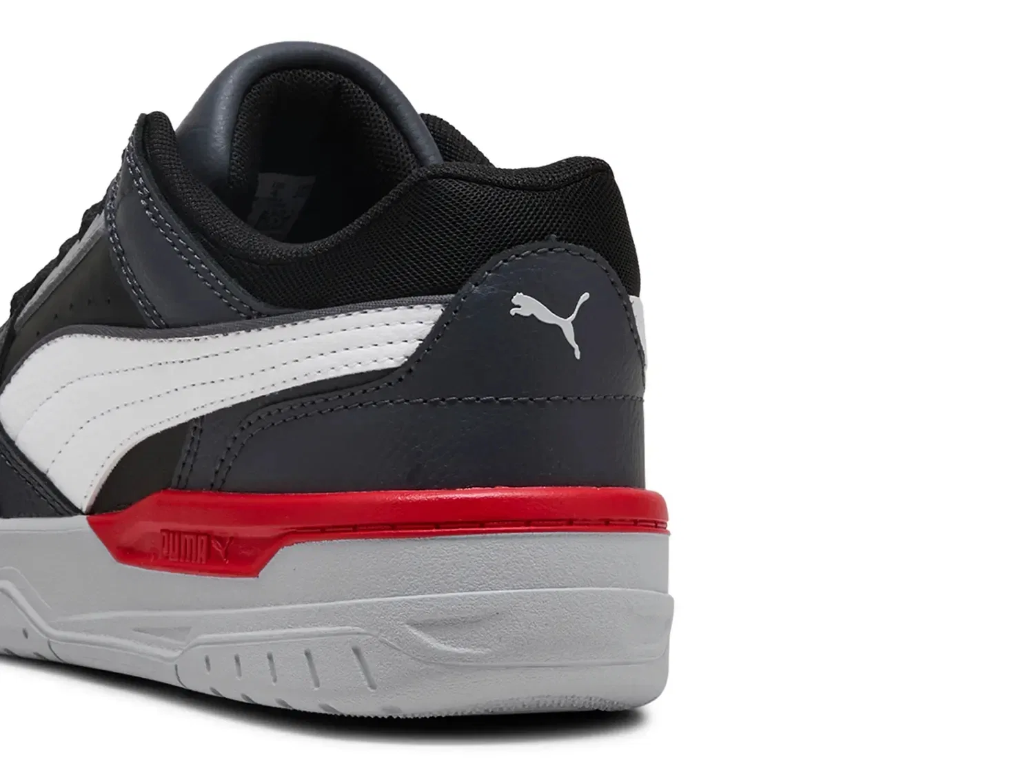 Кроссовки баскетбольные Rebound Retro, PUMA, черно-красные — фото 4
