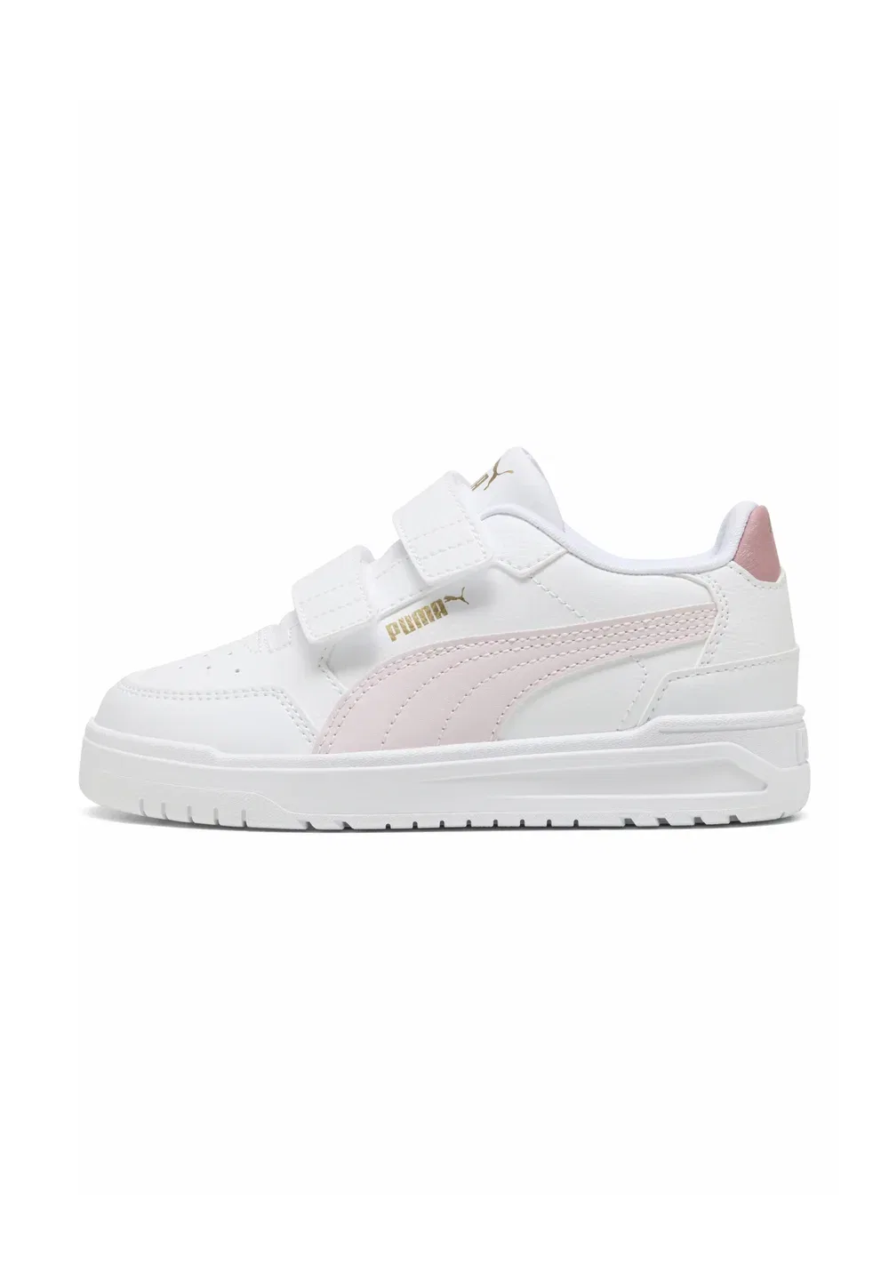 Shuffle downtown lo v ps unisex - детская обувь Puma, White-Powder Pink