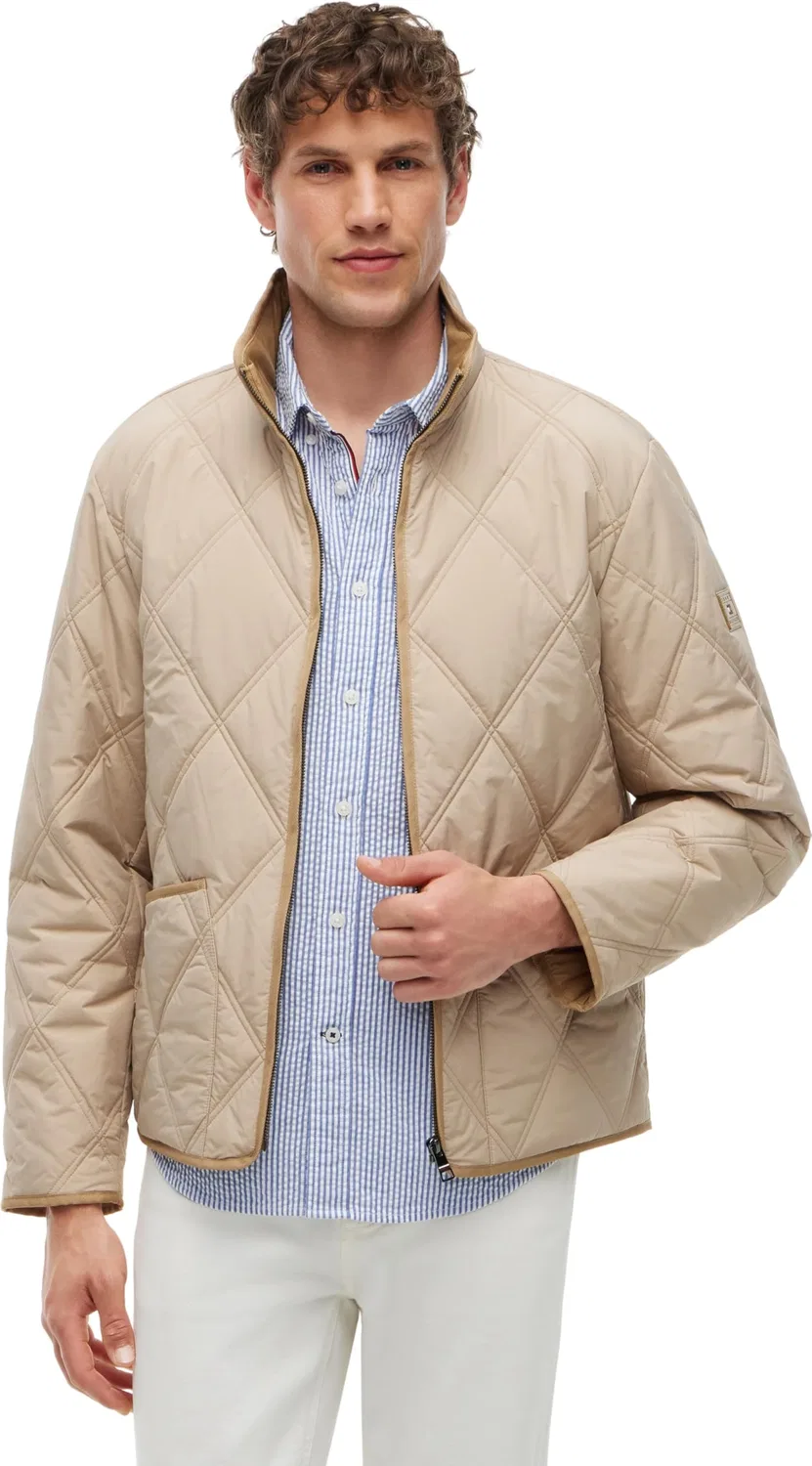 Мужская куртка с британским воротником Tommy Hilfiger, Beige (Batique Khaki)