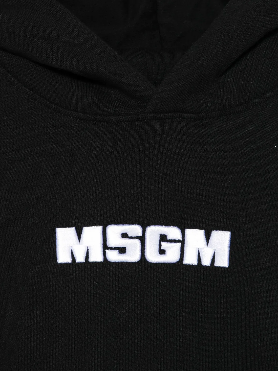 Худи с длинными рукавами MSGM, черный — фото 2