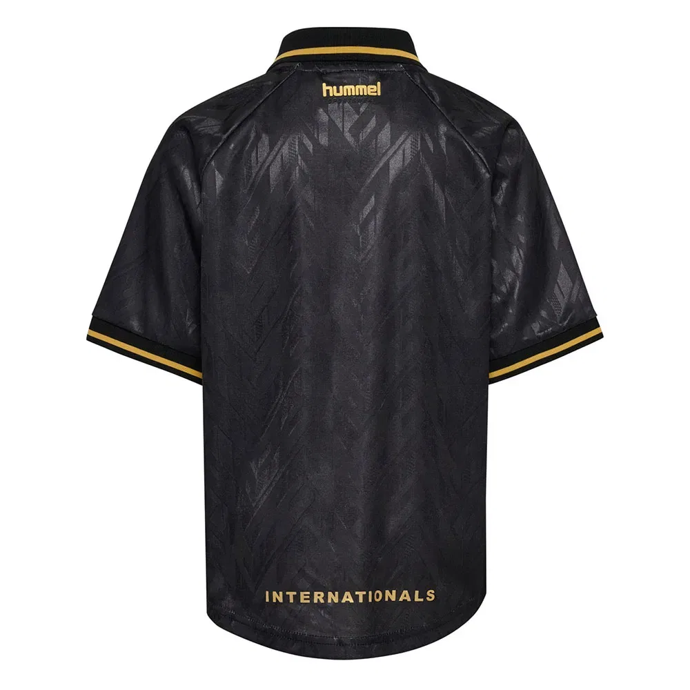 Детская футболка с поло и принтом Loose Bay Soccer Hummel, Black — фото 2