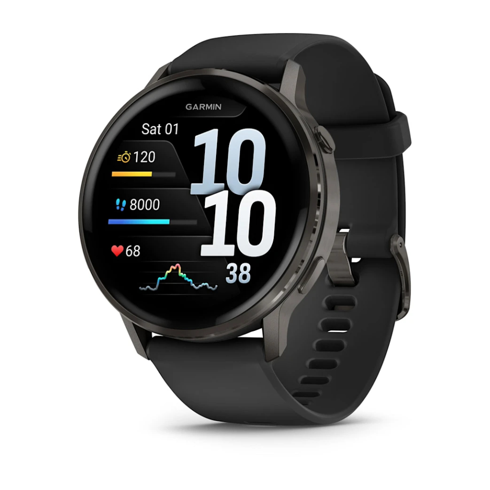 

Умные часы Garmin Venu 4, 45 мм, Wi-Fi, черный
