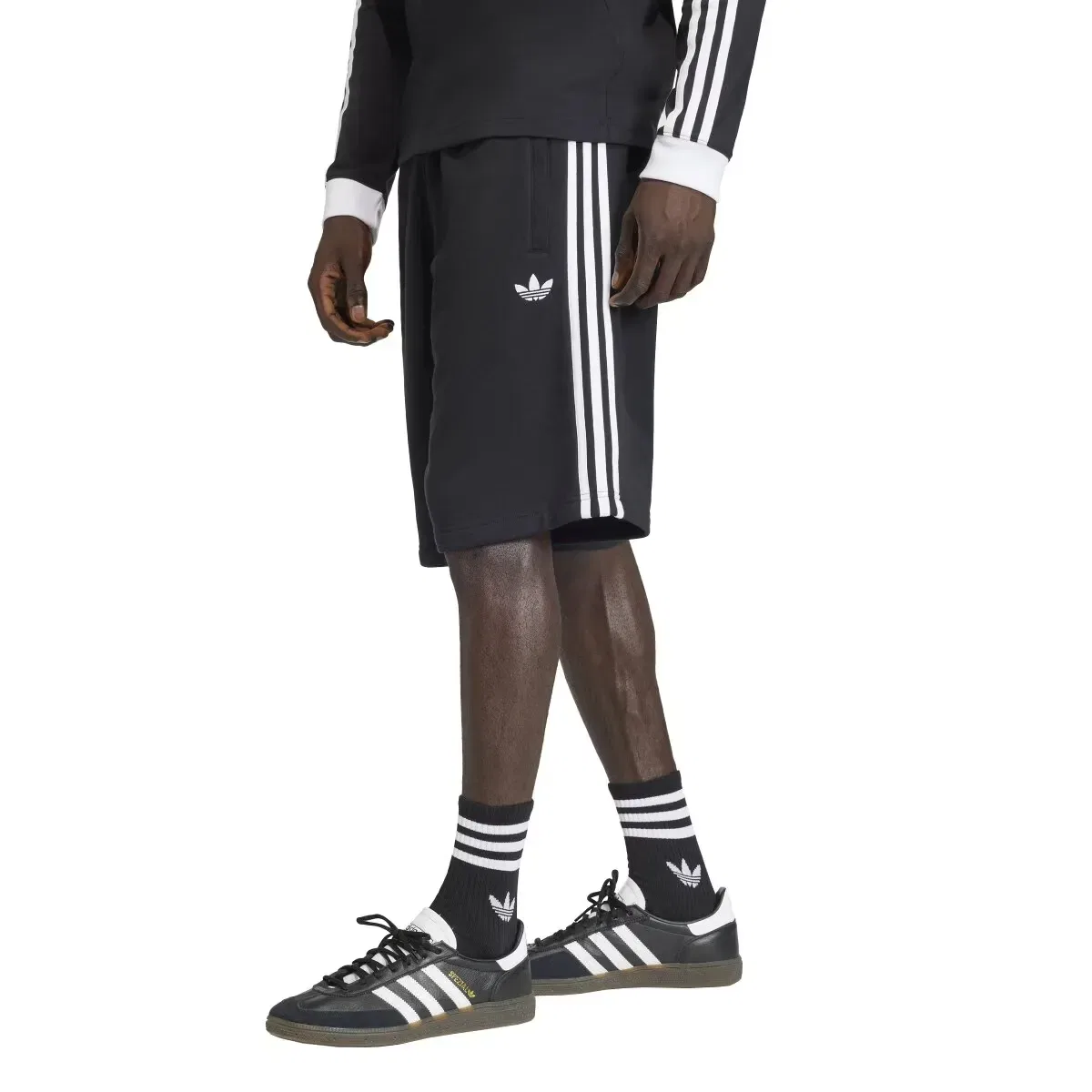 Мужские шорты с полосками Adicolor Adidas Originals, Negro
