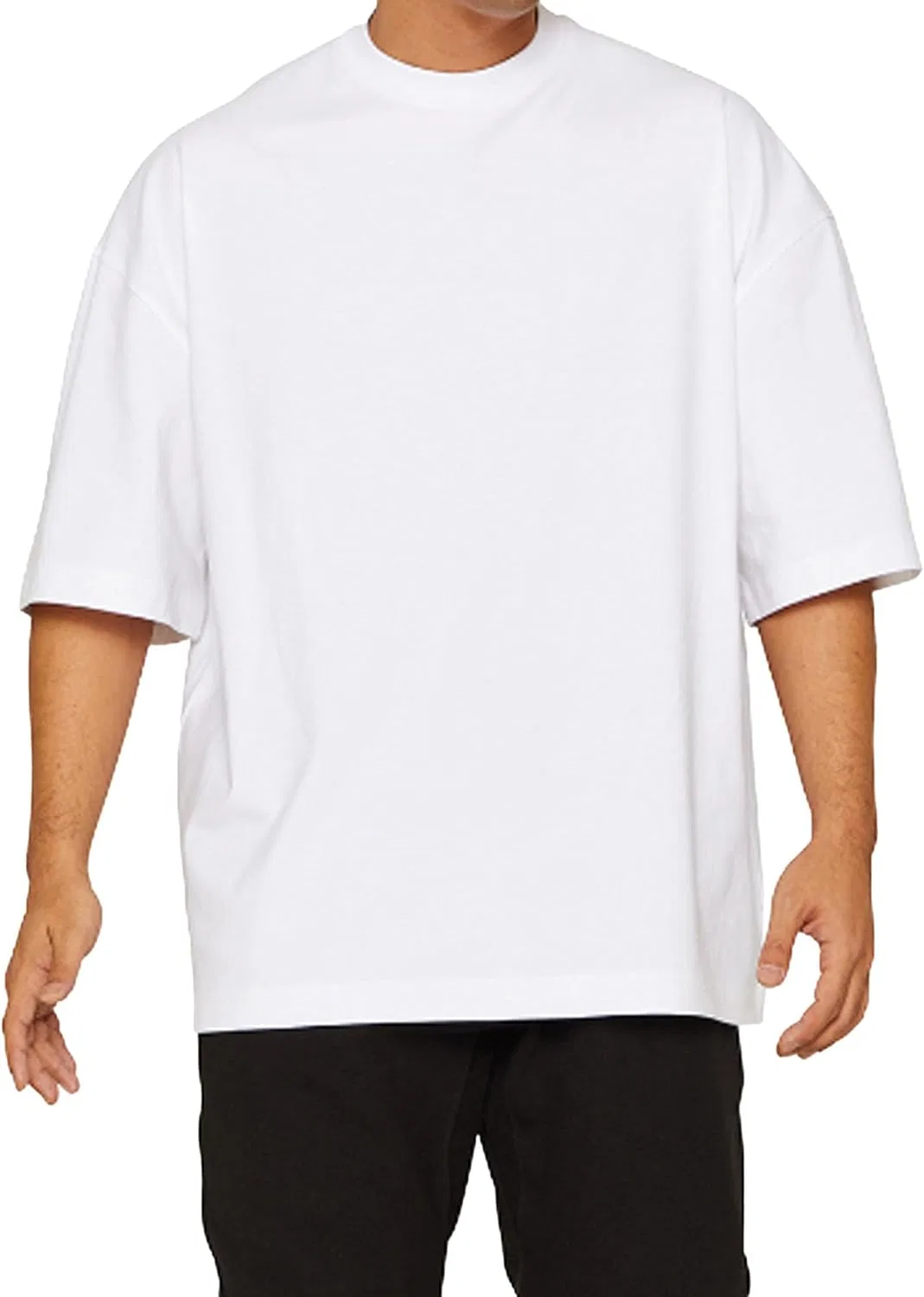 Мужская свободная футболка с круглым вырезом Athletic Running, White