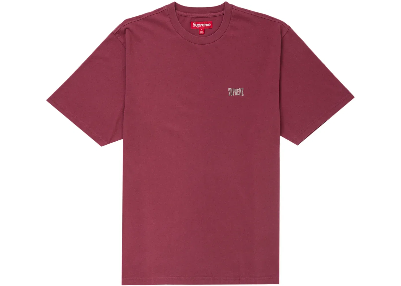 Мужская футболка с коротким рукавом Supreme Warm Up Washed S/S Top, Red