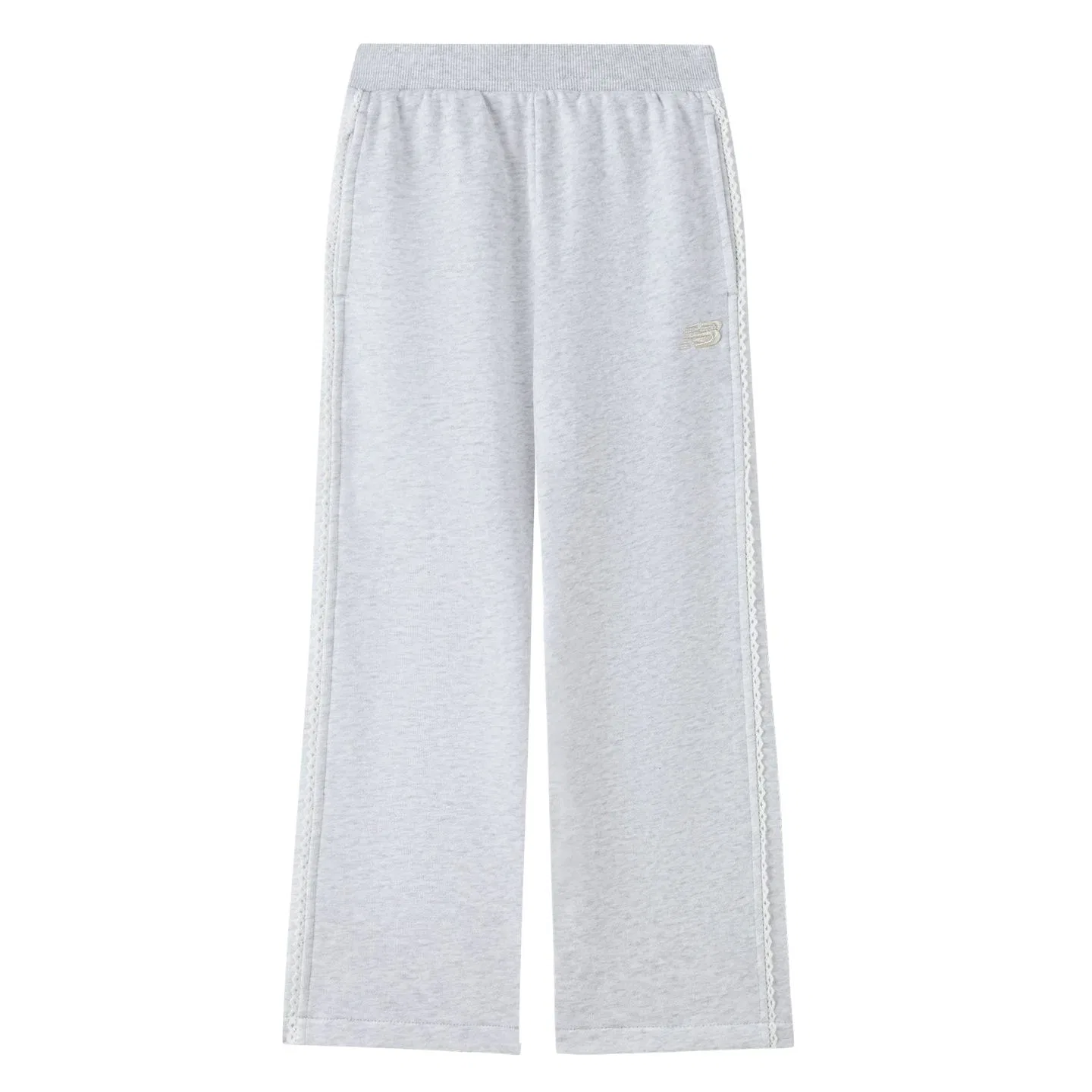 Детские спортивные штаны из трикотажа New Balance, Light Gray
