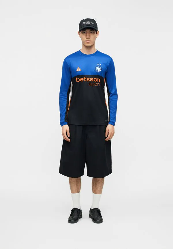 Футболка с длинным рукавом для стадиона «интер милан» Nike Performance, Hyper Blue/Black/Safety Orange — фото 2