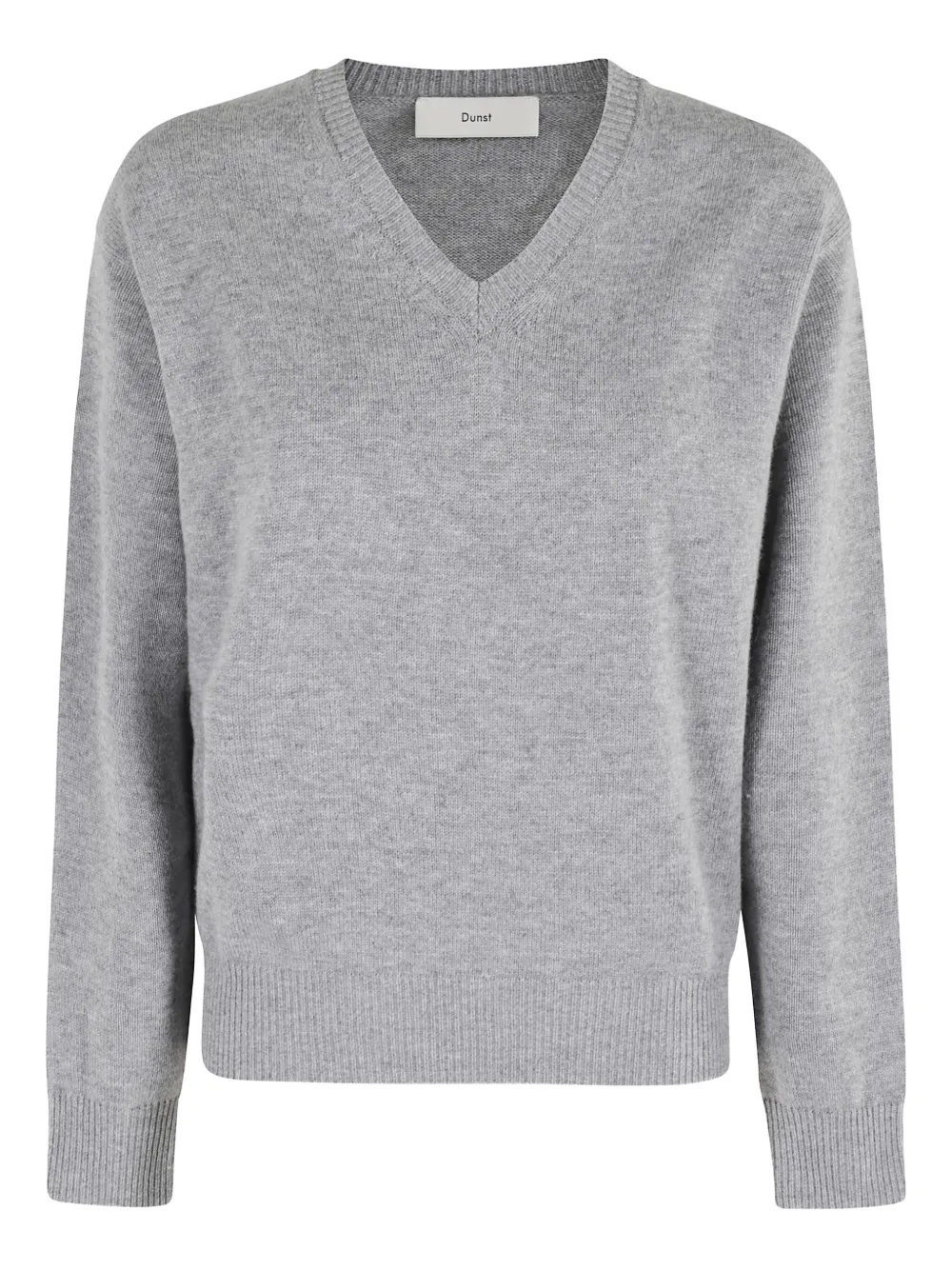 

Джемпер с длинными рукавами и V-образным вырезом DUNST, серый