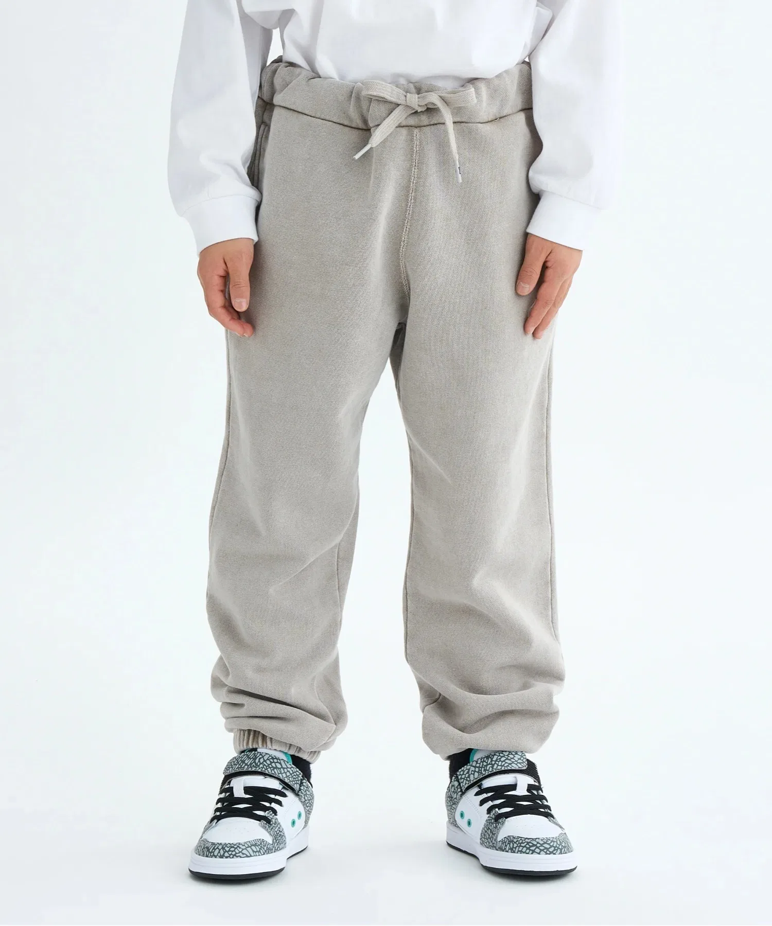Детские флисовые штаны DC SHOES 25 KD HIDDEN FLEECE серые