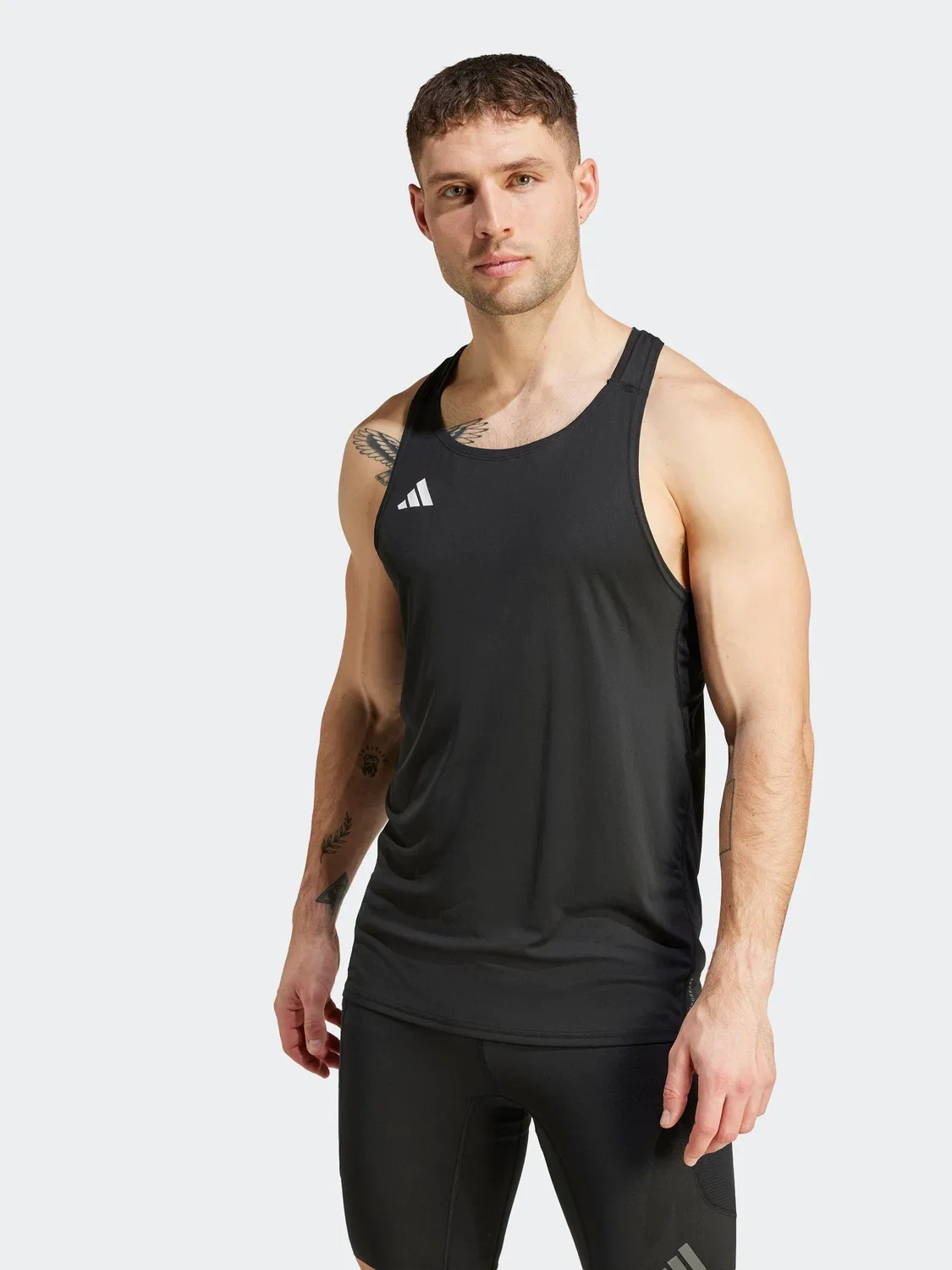 Жилет беговой Adizero Essentials Running Singlet adidas, черный