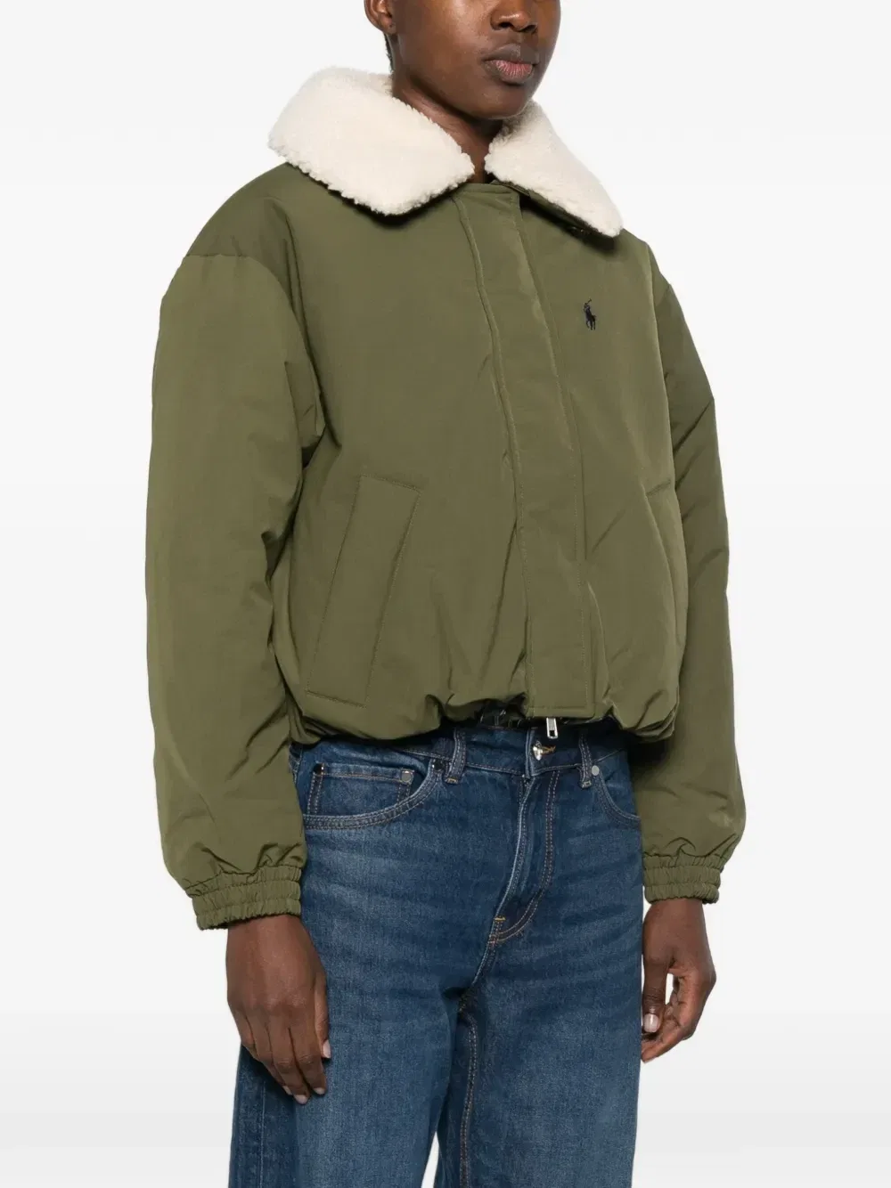 Стеганая куртка с капюшоном Polo Ralph Lauren, зеленый — фото 3
