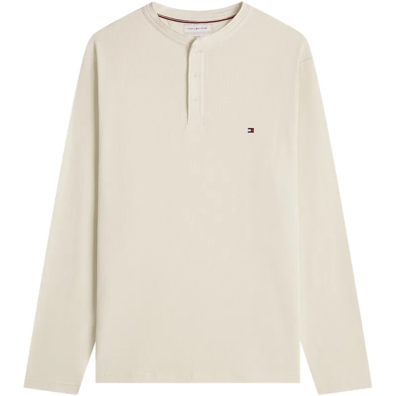 Мужская футболка с круглым вырезом Ivory White Z00 Tommy Hilfiger