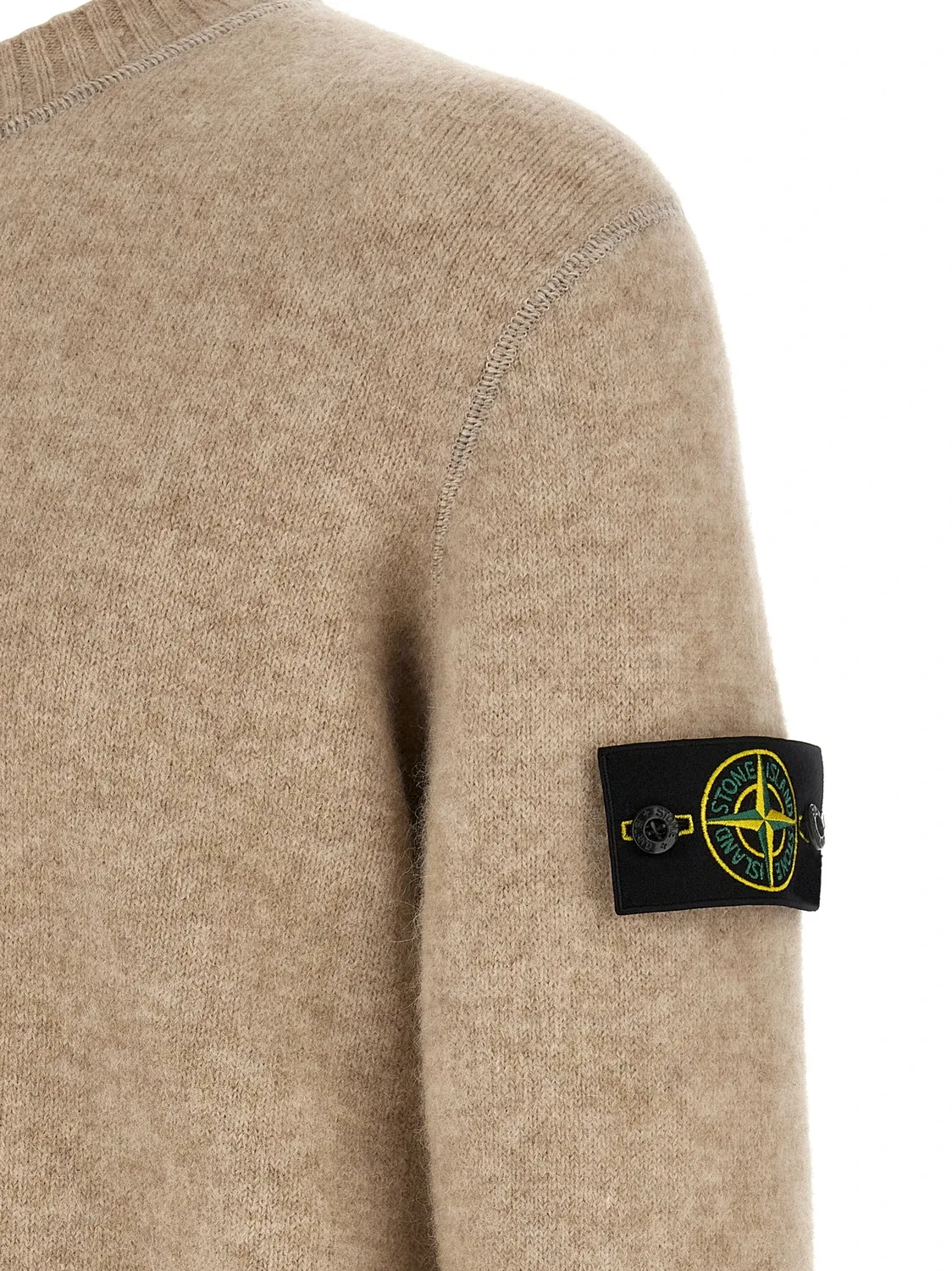 Свитер "5100050" Stone Island, бежевый — фото 4