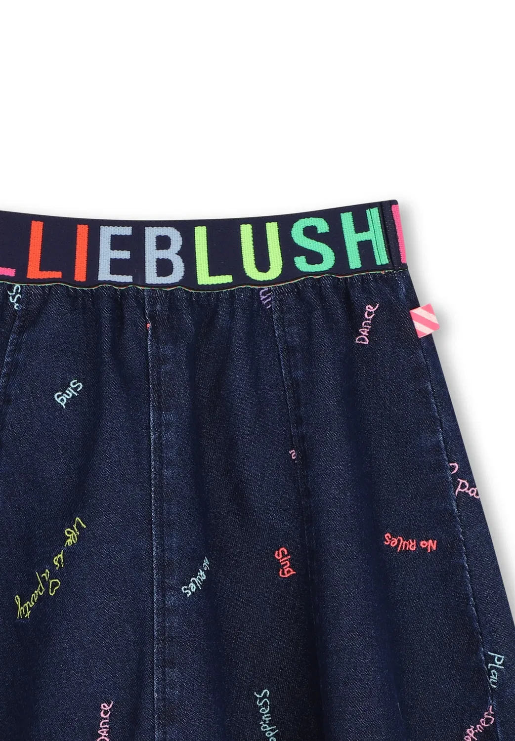 Джинсовая мини-юбка Jupe для детей и подростков Billieblush, Denim Blue — фото 4