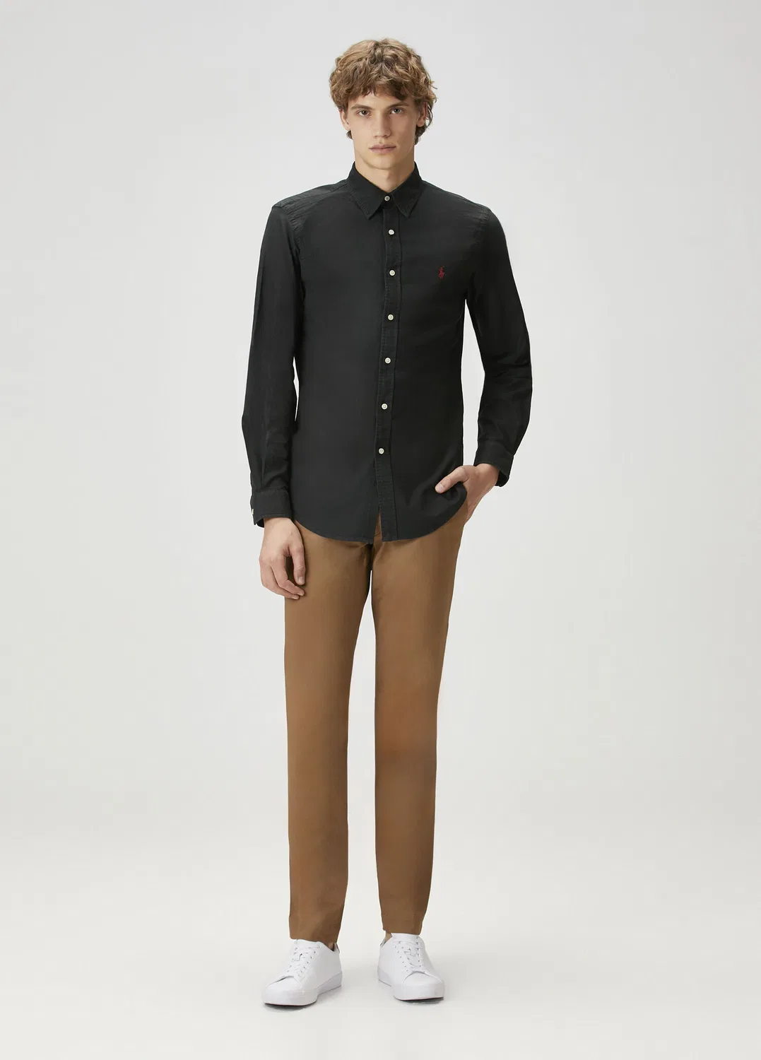 Рубашка Polo Ralph Lauren, Siyah — фото 2