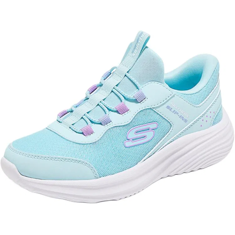 Детские кроссовки низкие с защитой от истирания Skechers Kids, Mint — фото 2