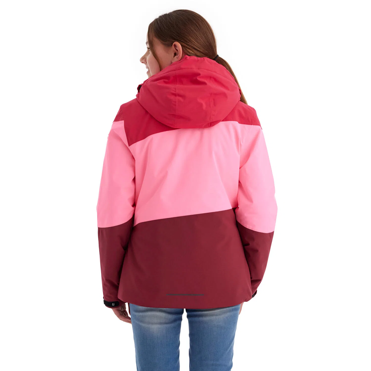 Детская куртка для девочек с капюшоном KOW 170 GRLS JCKTS Killtec, Rosa — фото 4