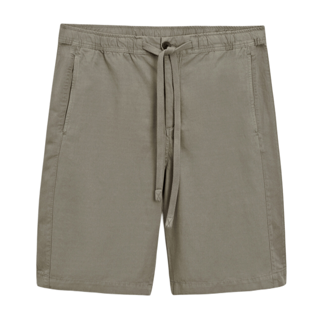 

Шорты-бермуды Massimo Dutti Cotton and linen blend drawstring, коричневый