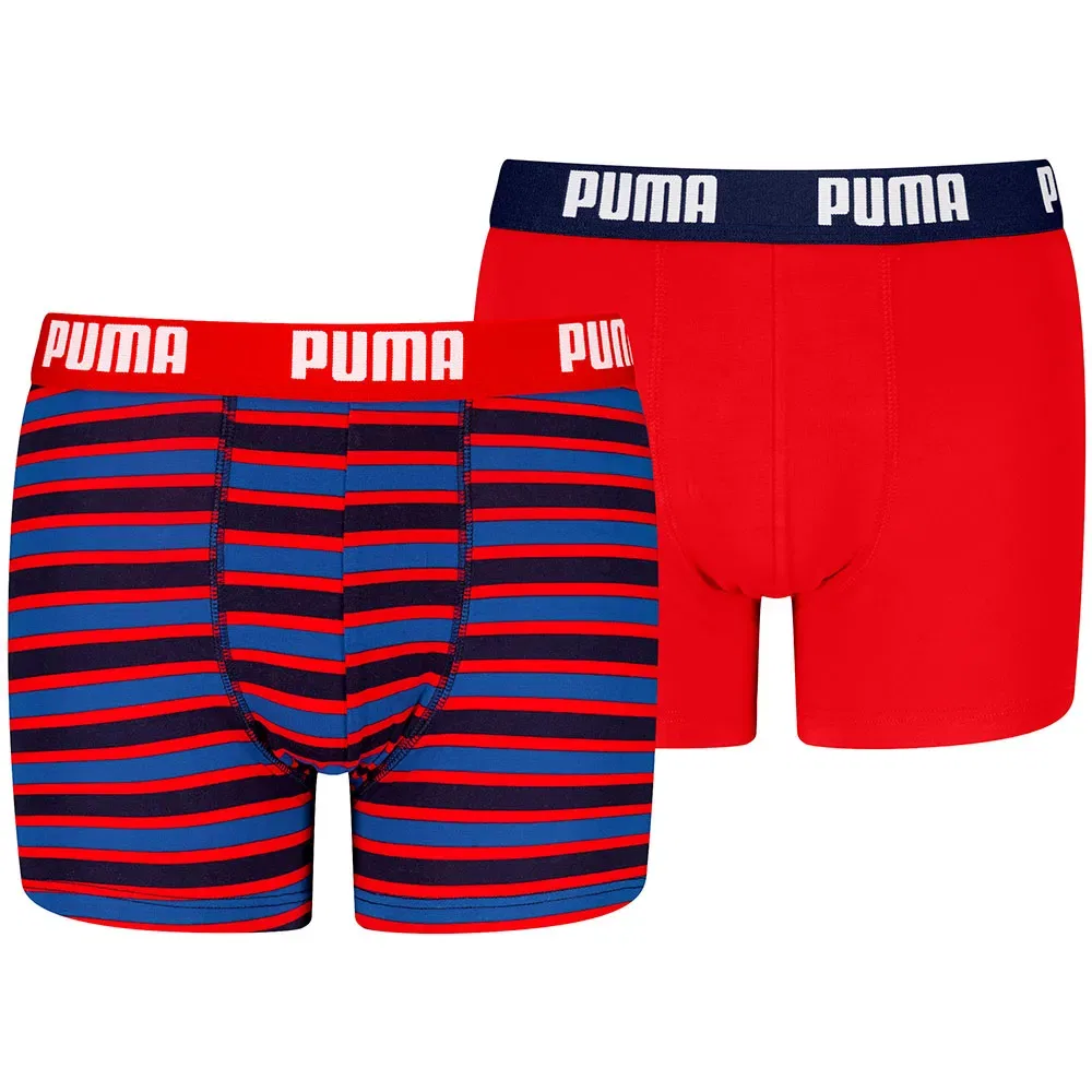 Комплект боксеров Everyday Striped 2 шт Puma, красный