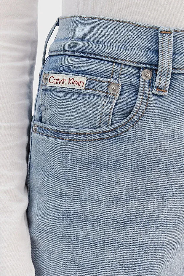 Женские джинсы с высокой посадкой Calvin Klein, Blue — фото 4