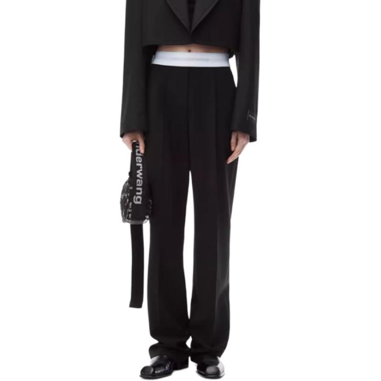 Alexander Wang FW24 Повседневные брюки женские черные — фото 2