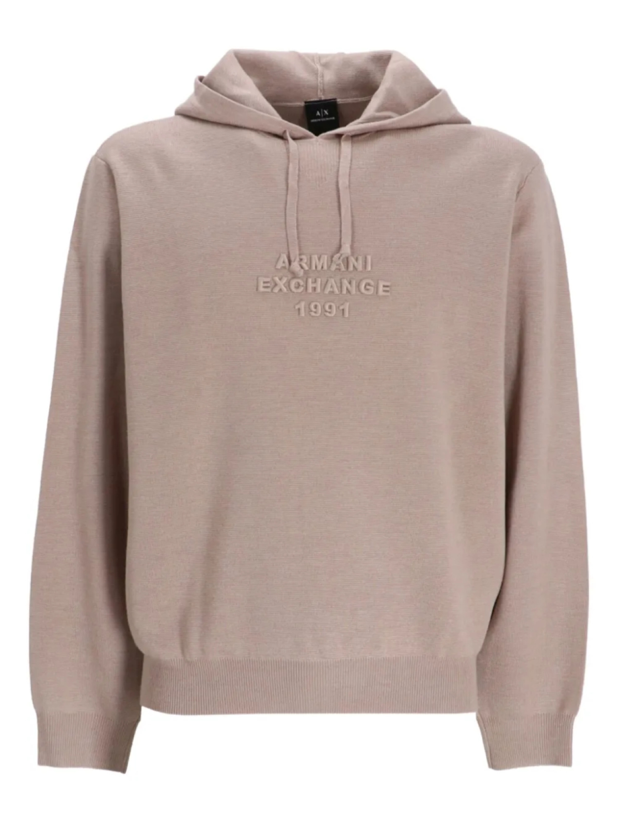 

Armani Exchange худи с тисненым логотипом, нейтральный