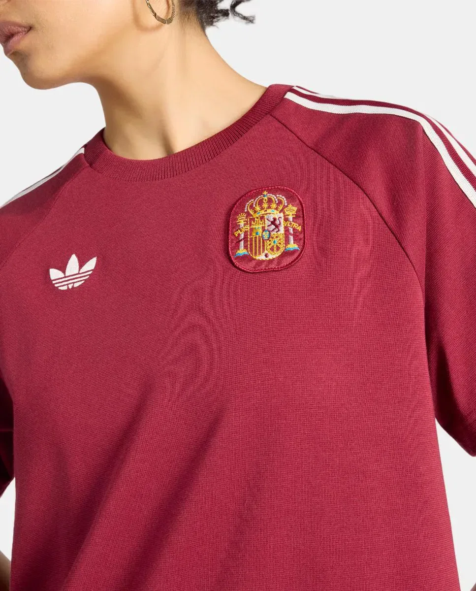 Женское футбольное платье с принтом adidas Originals, Granate — фото 4